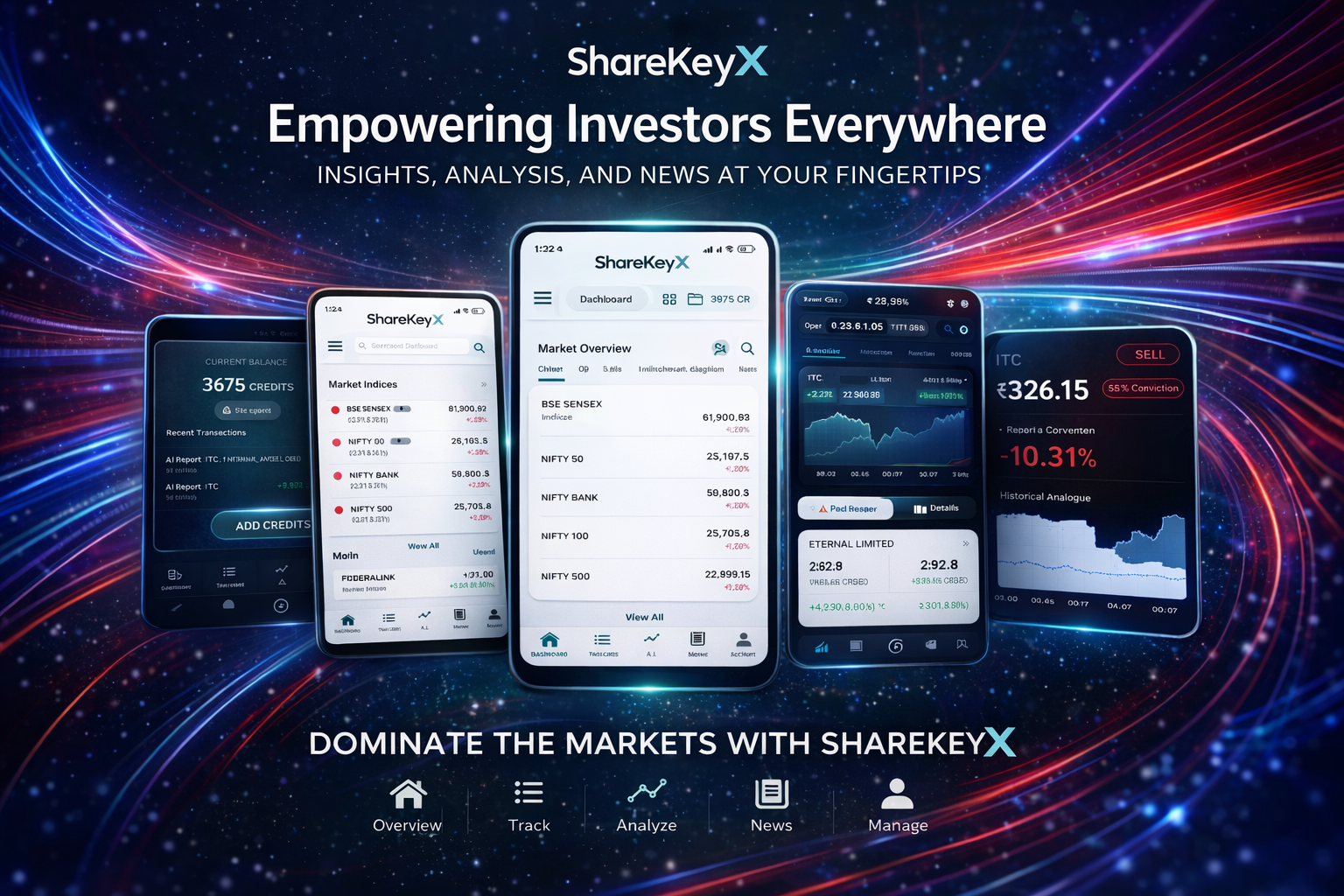 SharekeyX Interface